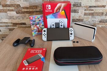 Nintendo Switch Oled + MarioKart 8 Deluxe + Funda