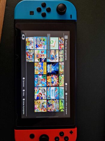 Nintendo Switch, Blue & Red, 32GB, 19 Games