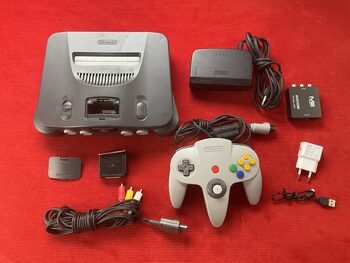 Consola Nintendo 64 N64 + Mando + Cables + Conector HDMI