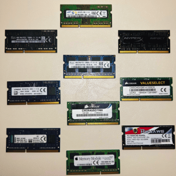 DDR3 / DDR3L 4GB SODIMM RAM 1333/1600Mhz nuo 4eurų.