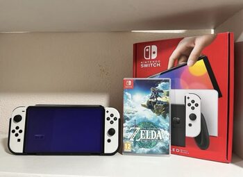 Pack: Nintendo Switch Oled + Zelda TOTK + Fundas (Como nueva)