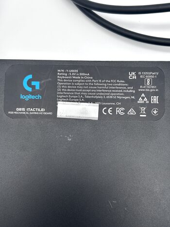 Redeem Logitech G815 (Tactile) RGB Mechaninė Gaming USB Klaviatūra