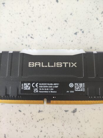 Crucial Ballistix Elite 8 GB (1 x 8 GB) DDR4-3200 Black PC RAM