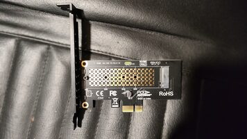 pcie mini x1 m.2 adapteris