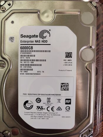 Seagate Enterprise NAS 6 TB HDD Storage