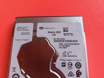 Seagate 1 TB HDD Storage for sale