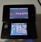 Nintendo 3ds negra