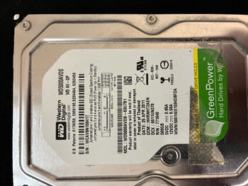 Western Digital 500 GB HDD Storage