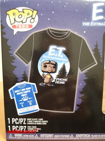 Funko Pop Pack Camiseta Funko E.T. With Reeses talla L large 10c