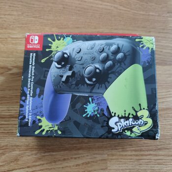 NINTENDO SWITCH PRO belaidis CONTROLLER ( pultelis ) SPLATOON 3 EDITION