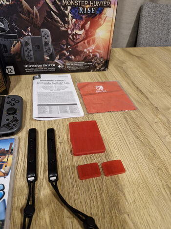 Nintendo switch v2 monster hunter rise edition+ priedai for sale