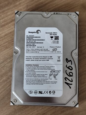 Seagate Barracuda 250 GB HDD Storage