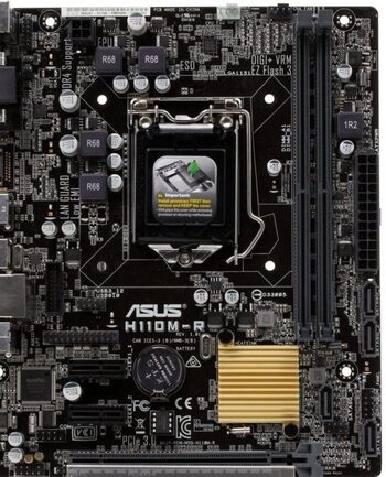 Asus H110M-R Intel H110 Micro ATX DDR4 LGA1151 1 x PCI-E x16 Slots Motherboard for sale