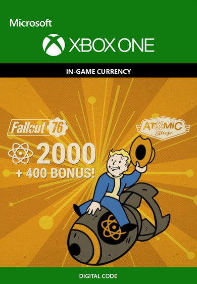 E-shop Fallout 76: 2000 (+400 Bonus) Atoms XBOX LIVE Key GLOBAL