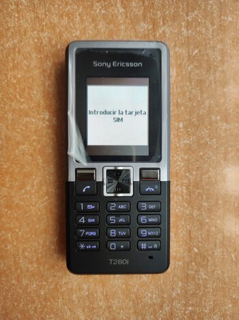 Sony Ericsson T280 Silver on Black