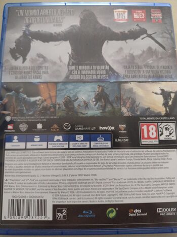 Middle-earth: Shadow of Mordor (La Tierra Media: Sombras De Mordor) PlayStation 4