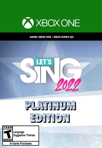 Let's Sing 2022 Platinum Edition XBOX LIVE Key UNITED STATES