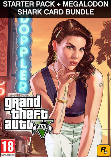 E-shop Grand Theft Auto V: Premium Online Edition & Megalodon Shark Card Bundle Rockstar Games Launcher Key BRAZIL