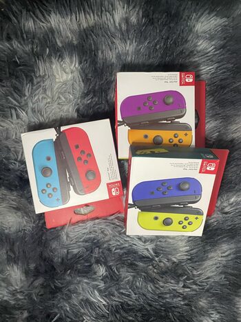 JoyCons Originales Nintendo Switch Azul Amarillo Nuevos 