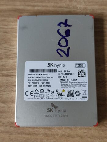 SK hynix 128 GB SSD Storage