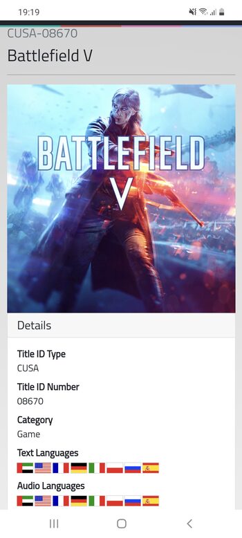 Redeem Battlefield V PlayStation 4