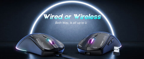 Onikuma CW917 Black Wireless gaming mouse (belaidė žaidimų pelė) for sale