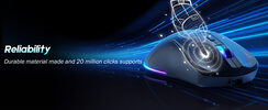 Onikuma CW917 Black Wireless gaming mouse (belaidė žaidimų pelė)