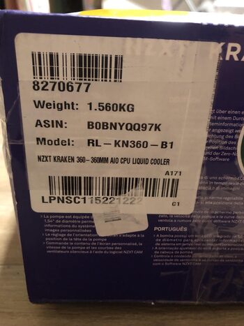 NZXT Kraken RL-KN360-B1 for sale