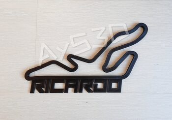 CIRCUITOS PERSONALIZADOS con tu nombre de F1 Formula 1 Moto GP decorativos gamer