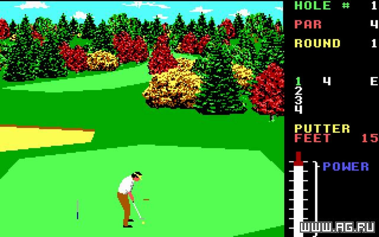 World Class Leader Board Golf SEGA Master System