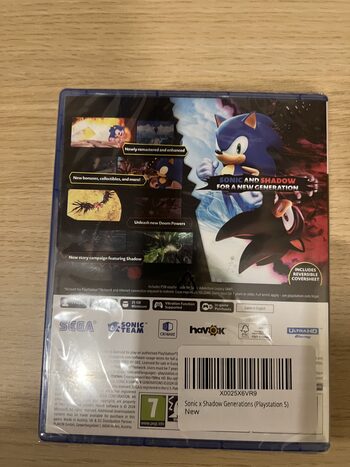 Sonic X Shadow Generations PlayStation 5