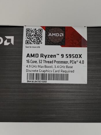 Buy AMD Ryzen 9 5950X 3.4-4.9 GHz AM4 16-Core CPU