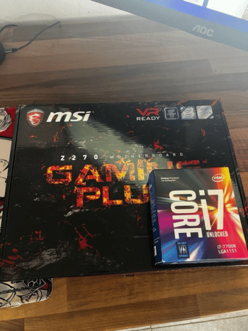 Intel i7-7700K + Z270 Gaming Plus + refrigeracion + 32 RAM for sale