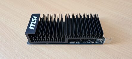 MSI GeForce GT 1030 DDR4 2 GB 1189-1430 Mhz PCIe x16 GPU for sale