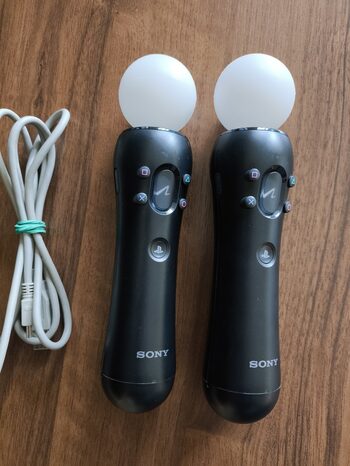 2 x Move lazdos PS5 PS4 VR controller Playstation 4 pultas pultelis lazda