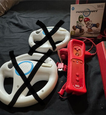 Get Wii Mini Ed. Mario Kart con mandos 