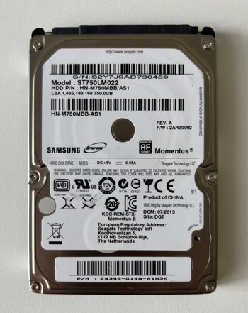 Samsung 750 GB HDD Storage