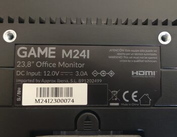 Monitor Gaming 24"/Full HD/IPS/75Hz/HDMI/VGA for sale