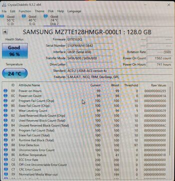 Samsung PM871b 128 GB SSD Storage for sale