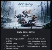 God of War Ragnarök Digital Deluxe Edition (PS4/PS5) PSN Key EUROPE for sale