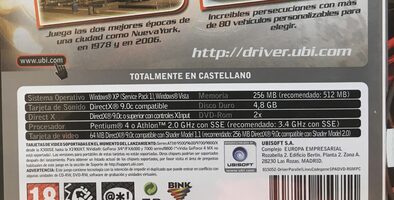 Buy DRIVER: PARALLEL LINES - PC