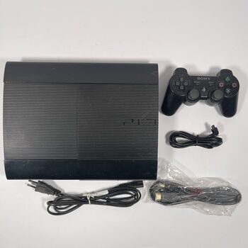 PlayStation 3 Super Slim, Black, 500GB + Controller and Cables
