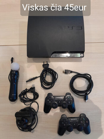 PlayStation 3 Slim, Black, 120GB