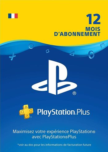 Carte PlayStation Plus de 365 jours (FR) Clé PSN FRANCE
