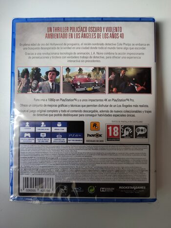 L.A. Noire PlayStation 4