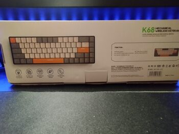 K68 mini 60% belaidė mechaninė klaviatūra