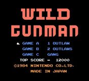 Wild Gunman (1984) NES