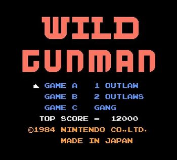 Wild Gunman (1984) NES