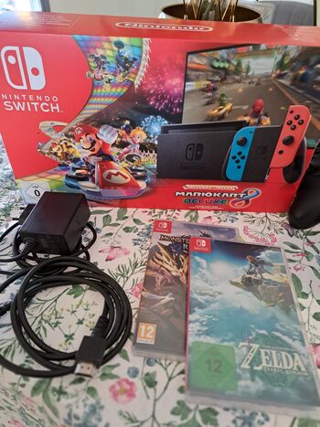 Get Nintendo Switch, Blue & Red, 32GB