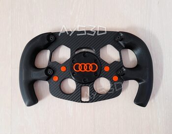 MOD F1 Formula 1 AUDI para Volante Logitech G29 y G923 de PS PlayStation Rojo